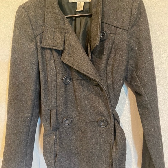 Grey 50% Wool 50% Polyester Jacket - Picture 2 of 3